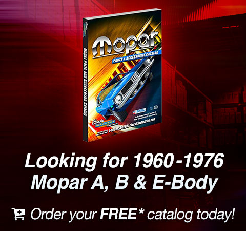 Looking for 1960-1976 Mopar A, B & E-Body parts? Order your FREE catalog today!