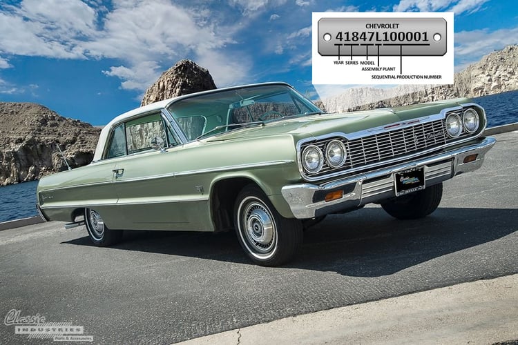 1958 80 Chevy Impala Full Size Chevy Vin Decoder