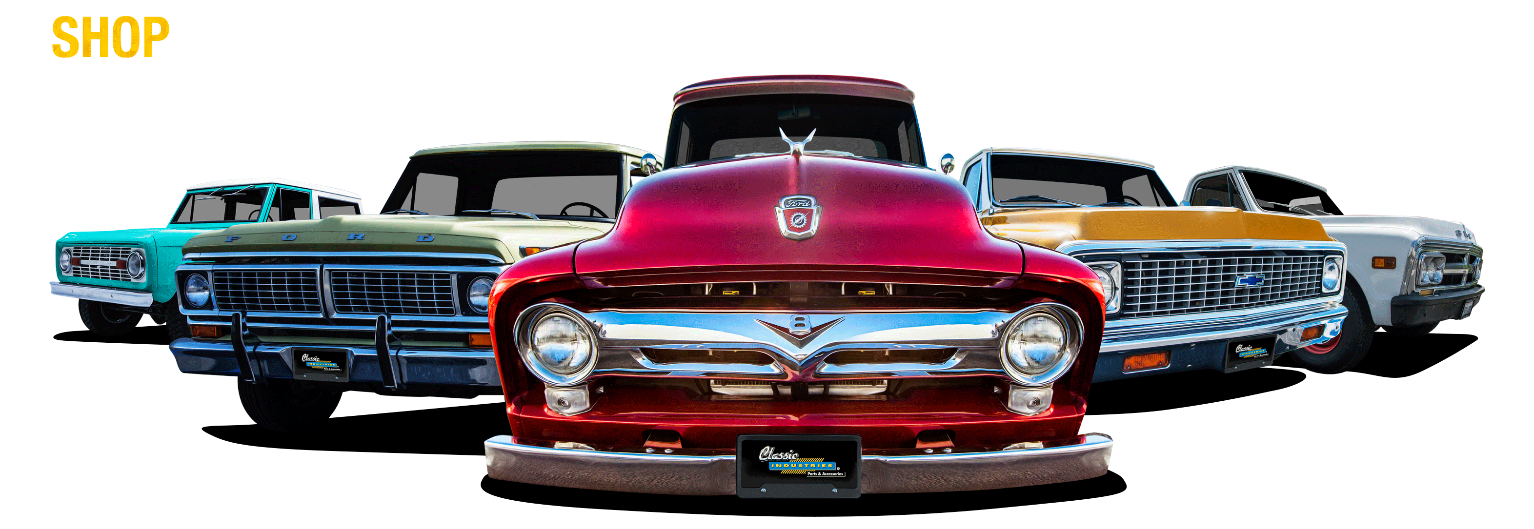 Shop Chevrolet, GMC, and Ford Truck Parts & Accessories