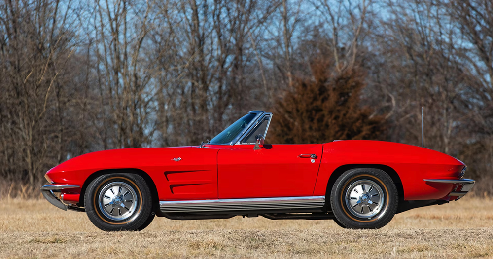 1964 Corvette side view 1000