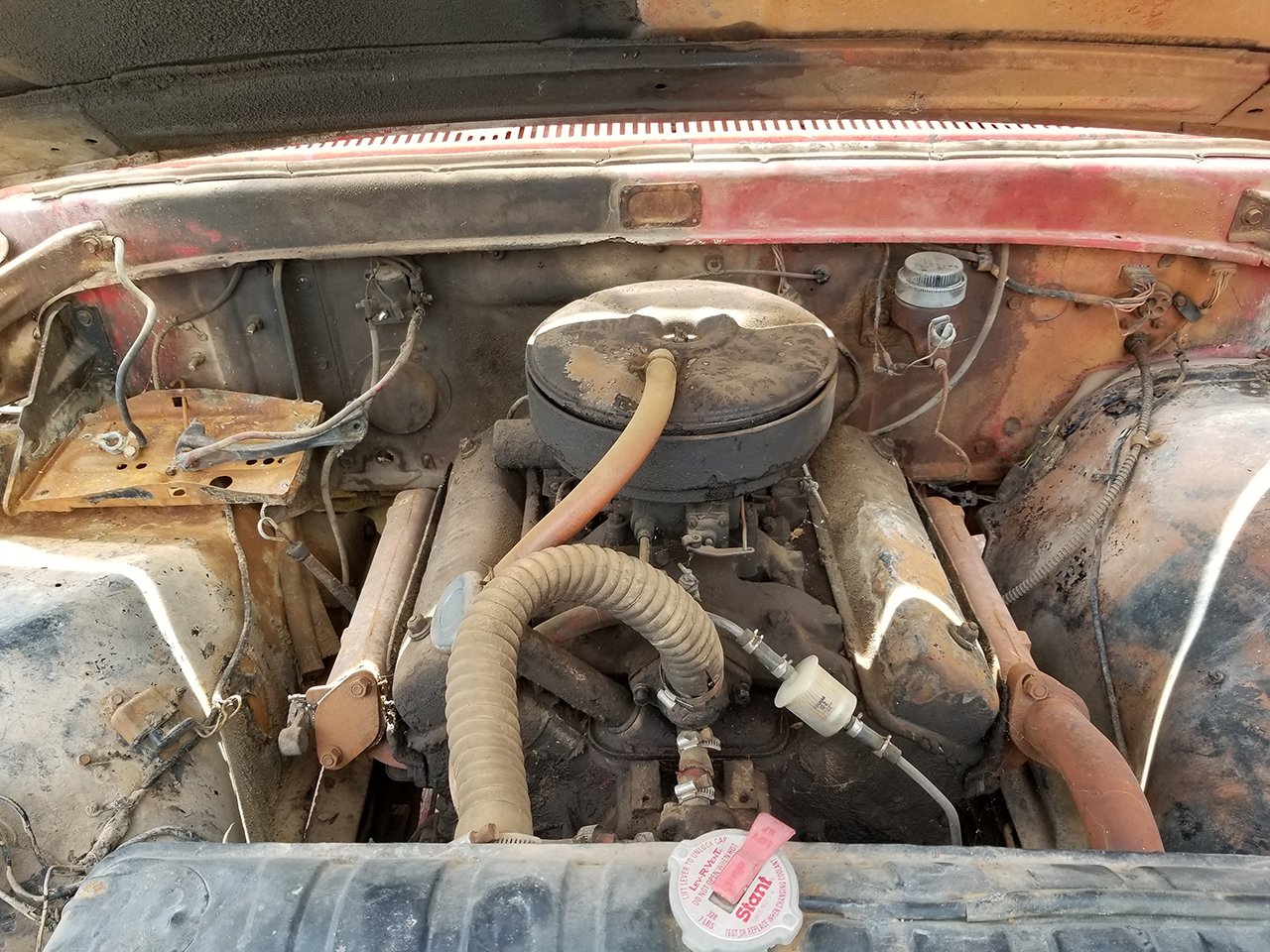 64 F100 chevy engine